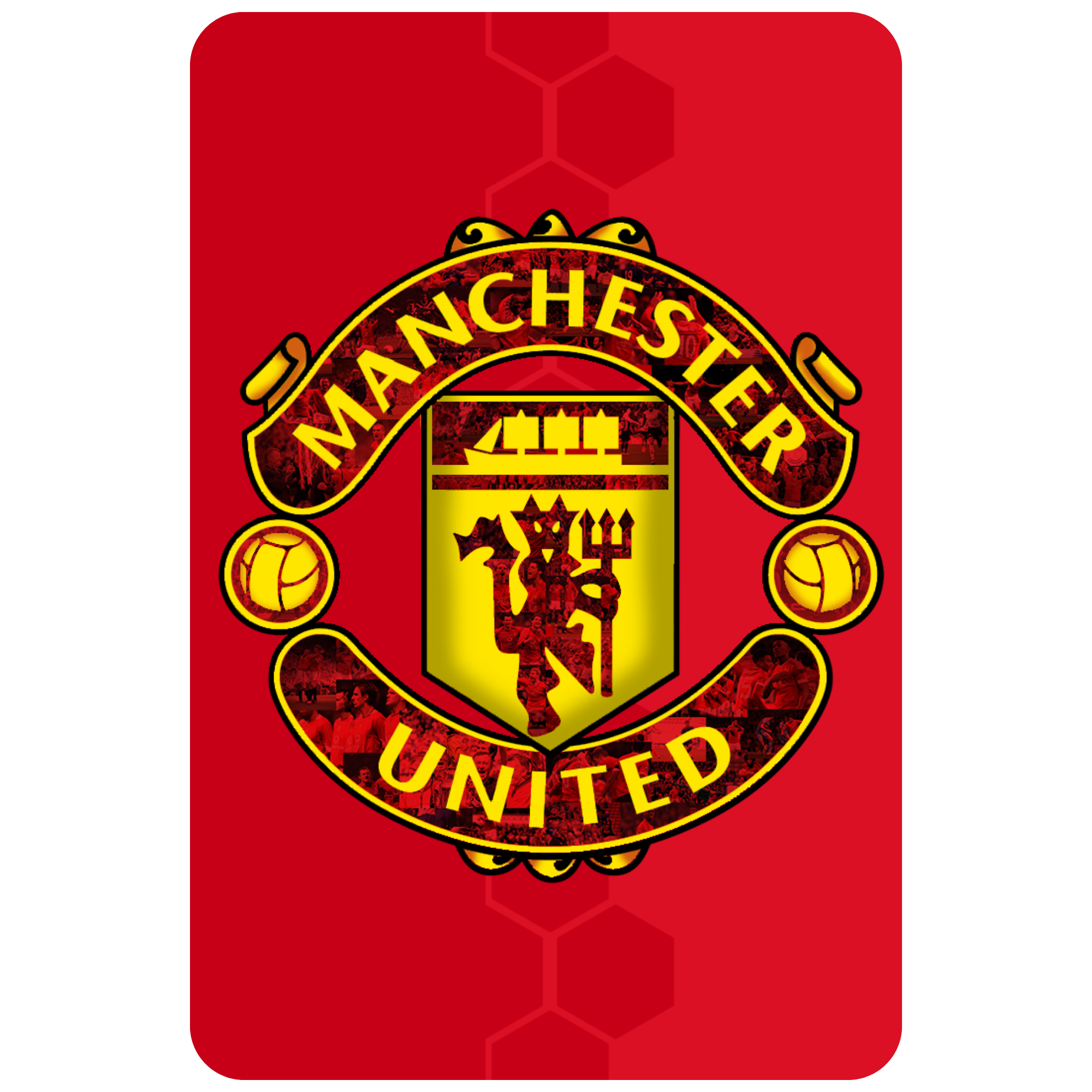 Textilní samolepka Manchester United FC